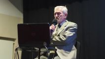 Wykład dr n med. Jacka Putza na Radzymińskim Uniwersytecie Otwartym w Radzyminie, fot. Anna Mańko